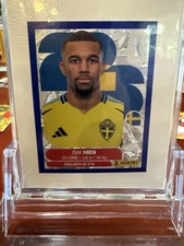 2026 Panini World Cup - SWE 3 - Isak Hien - RARE Blue Crumple Sticker