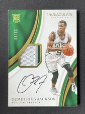Demetrius Jackson 2016-17 Panini Immaculate Rookie Patch Auto RC /99 #128