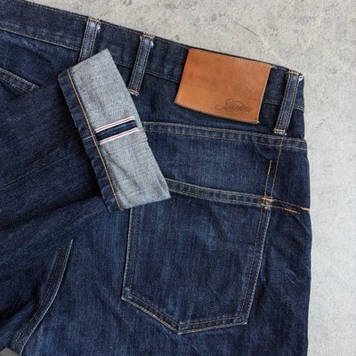 3Sixteen NT-100x Narrow Tapered Indigo Selvedge Denim Jeans Japanese USA 31x34