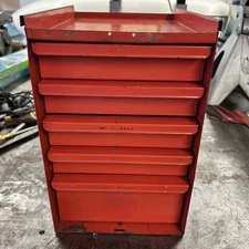 Vintage MAC Tools 5 Drawer Mini Side Hanging Caddy Toolbox Box FREE SHIPPING