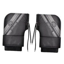 Motorcycle Handlebar Gloves Muffs Winter Waterproof Windproof Gray-Upgraded