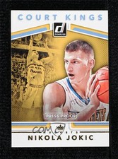 2017-18 Panini Donruss Court Kings Press Proof Nikola Jokic #40 7zf