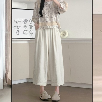 Stylische Damen High Waist Karottenhose für Sommer Freizeit und Alltag