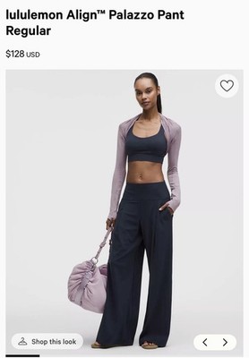 Lululemon Align Palazzo Pant Regular  True Navy  32 Inseam  Size 12