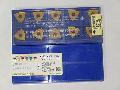 10 pcs SUMITOMO WNMG 433 EGE / 080412 N-GE Grade AC810P Carbide Inserts JAPAN