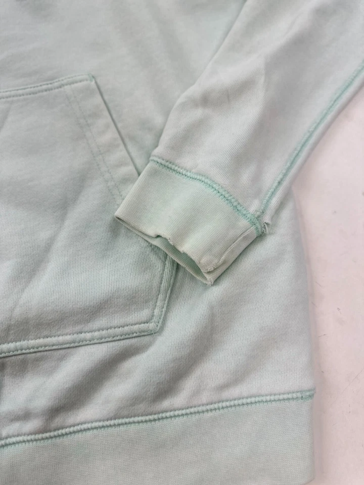 Nike Sudadera con Capucha Mujer Mediana Verde Azul Como Nuevo Logo Cordón Pullover Foto 4 de 4