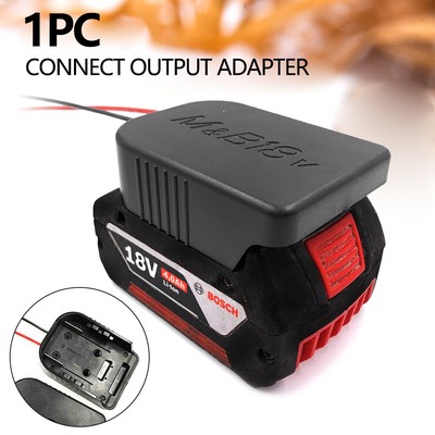 Für MAKITA & BOSCH 18V Adapter für Akku-Ladestation mit Kabeln für