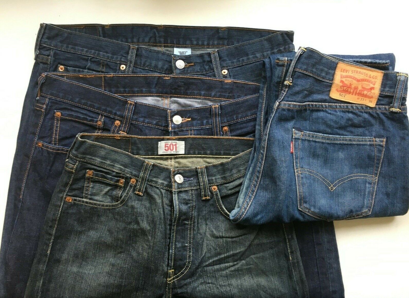 LEVI`S 501 JEANS GRADE A VINTAGE STRAIGHT LEG W30 W32 W33 W34 W36