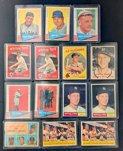 1950’S & 1960’S TOPPS BASEBALL & FOOTBALL CARD LOT OF 750+ WITH STARS LOW GRADE