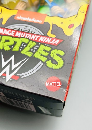 Figuras de acción de élite WWE Teenage Mutant Ninja Turtles Rey Mysterio Seth Rollins - Imagen 9 de 10