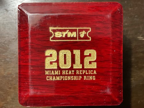 2006 & 2012 Miami Heat Championships combo REPLICA Ring rare!! - Picture 5 of 8