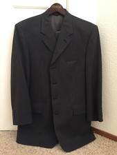 Men's Kenneth Cole Dress Suit Dark Gray Brand New - $450 Made in USA