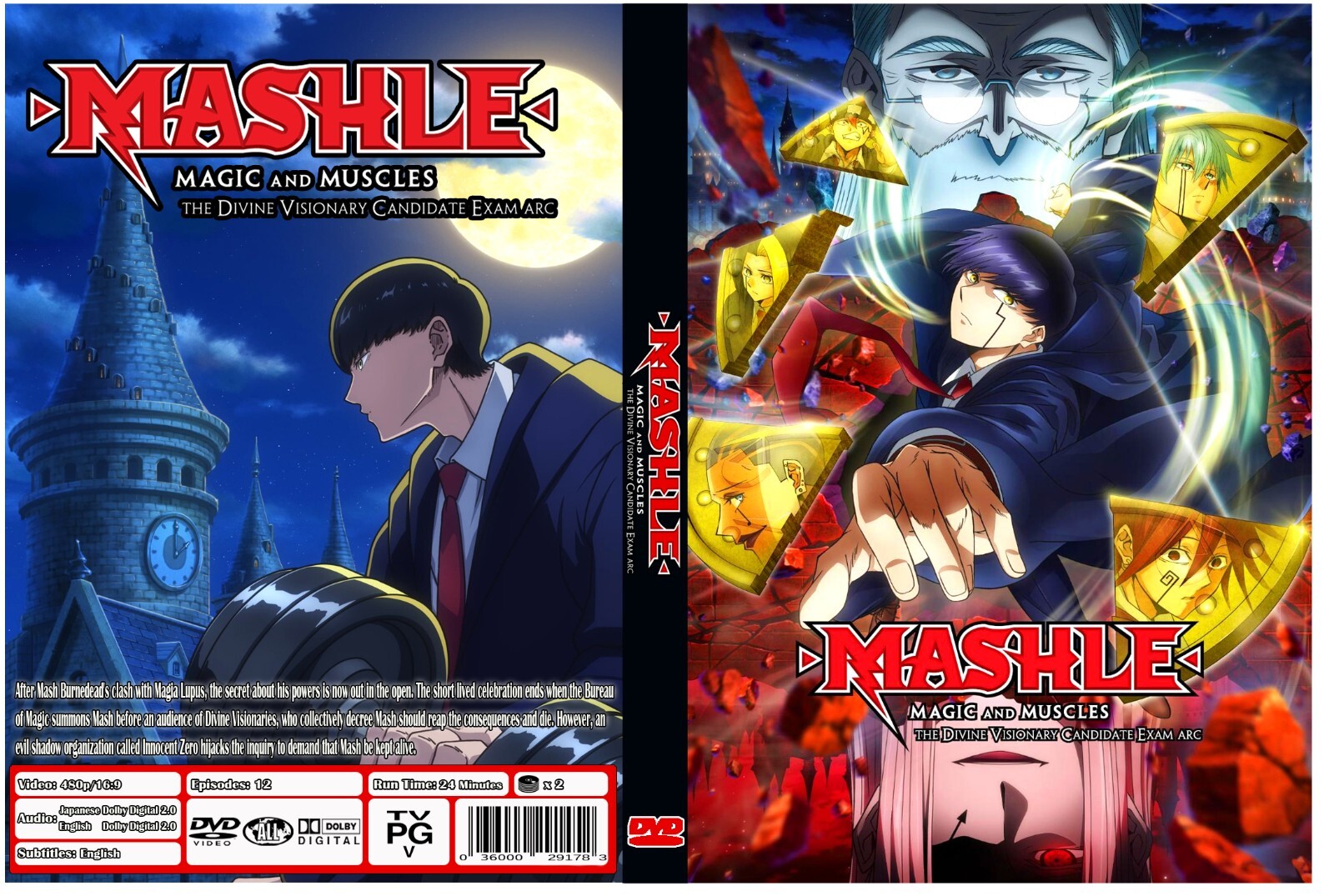 Mashle Magic and Muscles-The Divine Visionary Candidate Examen Arco Anime Temporada 2