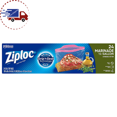 Ziploc All Purpose Marinade Bags, 1/2 Gallon, 24 Ct Philippines - View #2