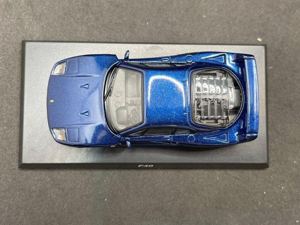 ☆chi-ko☆ 1/64 Kyosho Ferrari Collection7 F40 Blue diecast model car