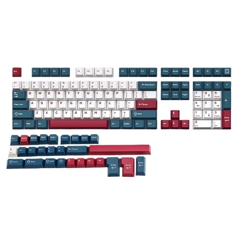 136Key Mech Soldier Keycap Original Profile Personality Double Shot PBT Keycap