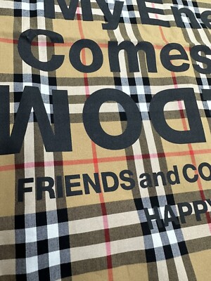 BURBERRY x Comme des Garçons 2018 Capsule Scarf | Brown | CDG