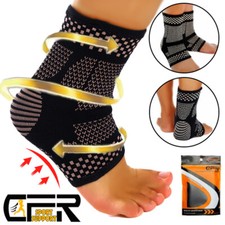 Ankle Support Brace Compression Sleeve Socks Foot Pain Relief Arthritis Unisex