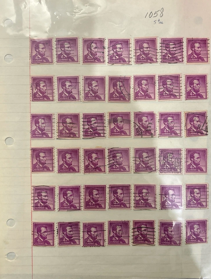 Vintage American USA Stamp Lot Collection Presidents Christmas - Image 3 of 4