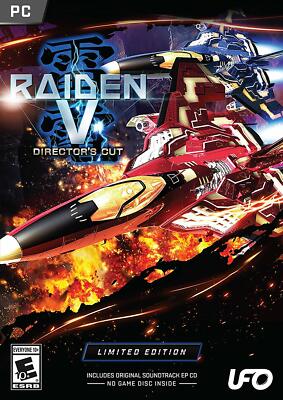 PC Raiden V: Director's Cut Limited Edition with Original Soundtrack EP CD 