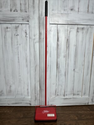 Fuller Brush 17052 Electrostatic Carpet & Floor Sweeper 9'' Cleaning Path - Red