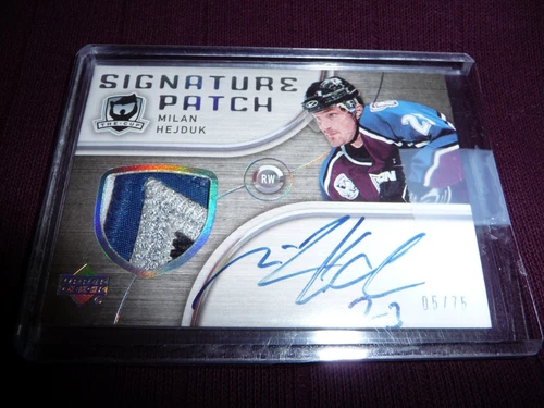 2005-06 The Cup Milan HEJDUK Signature Patch Auto 4CLR Patch 5/75 Colorado AV's