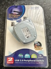 Aten US221 2-Port USB Peripheral Sharing Device (Brand New & Boxed)