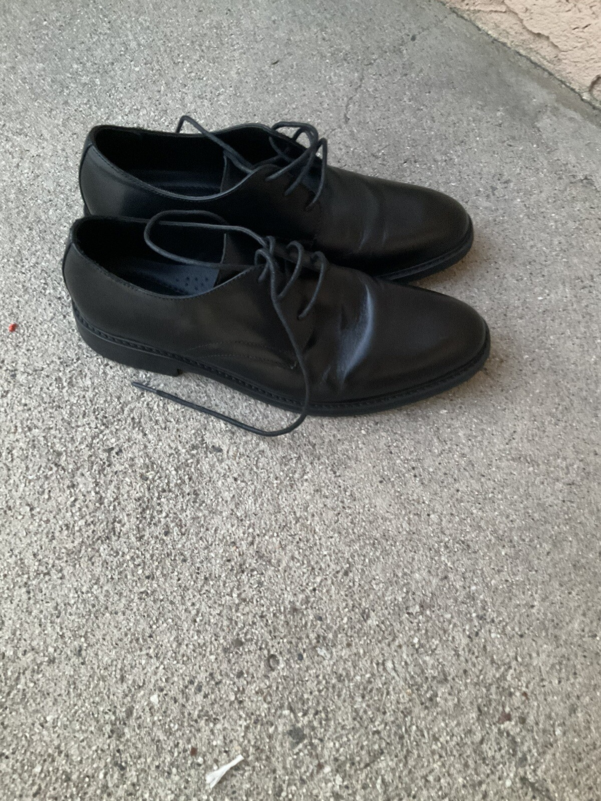 SAOLA Scarpe eleganti da uomo in pelle lucida taglia 8 nere 04535467