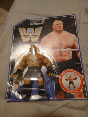 WWE Mattel Retro Series 1  Brock Lesnar Wrestling ...