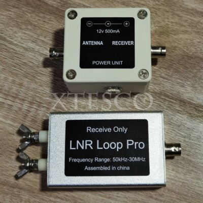 HamGeek Active Loop Antenna Amplifier LNR Loop Pro MegaLoop Kits 50KHz-30MHz #SZ