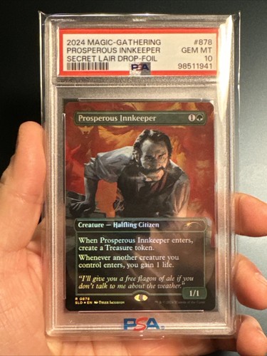 Prosperous Innkeeper Foil - Secret Lair - MTG - Magic the Gathering - PSA 10 GEM