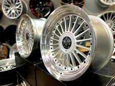 4 x 18 Inch 5x120/5x112 Alpina Style Silver Wheels: Fits For BMW E90 E60 E46
