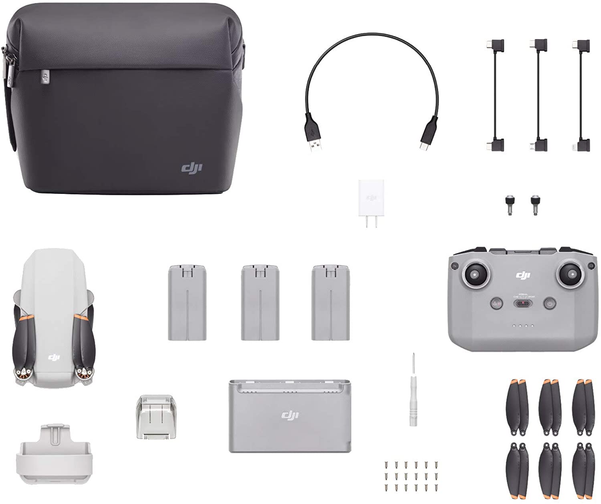 DJI Mavic Mini 2 Fly More Combo Ultralight Foldable Drone 3 DJI Mavic Mini 2 Fly More Combo Ultralight Foldable Drone 3