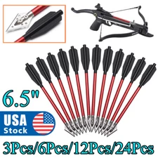 6.5'' Aluminum Crossbow Arrows Broadhead Pistol Bolts Archery Crossbow Hunting