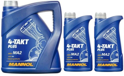 Mannol 4T Plus 10W40 halbsynthetisches Motorrad Motoröl, JASO MA MA2 - Bild 7 von 13