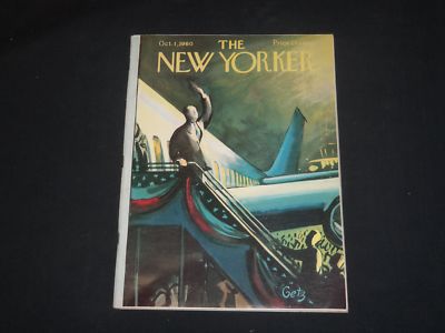 ⭐️未使用⭐️NEW YORKER ニューヨーカー 1960 OCTOBER 1 THE NEW YORKER MAGAZINE - ILLUSTRATED COVER