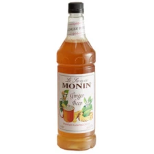 Monin Premium Ginger Beer Flavoring Syrup 1 Liter 544SYPFR230F
