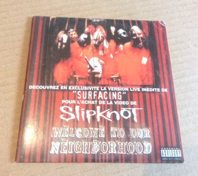 SURFACING live - Cd single promo 1 titre 2000 promotionnal only , slipknot