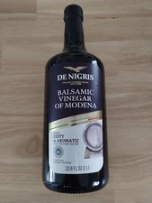 Balsamic Vinegar Italian De Nigris of Modena Product of Italy (1 LITER BOTTLE)