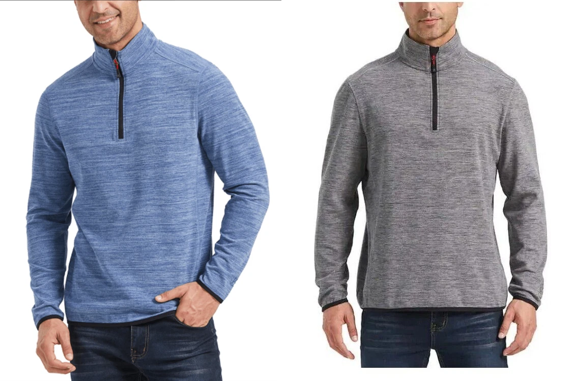 Avalanche Men's Quarter Zip Top Stand Up Pullover