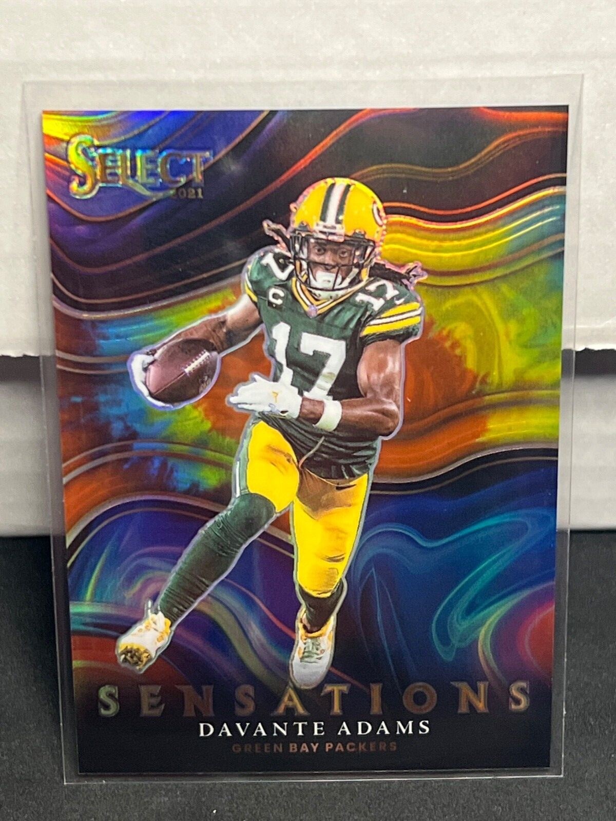 2021 Select Sensations Davante Adams Tie Dye 10/25 SSP 🔥🔥Jets new Superstar WR