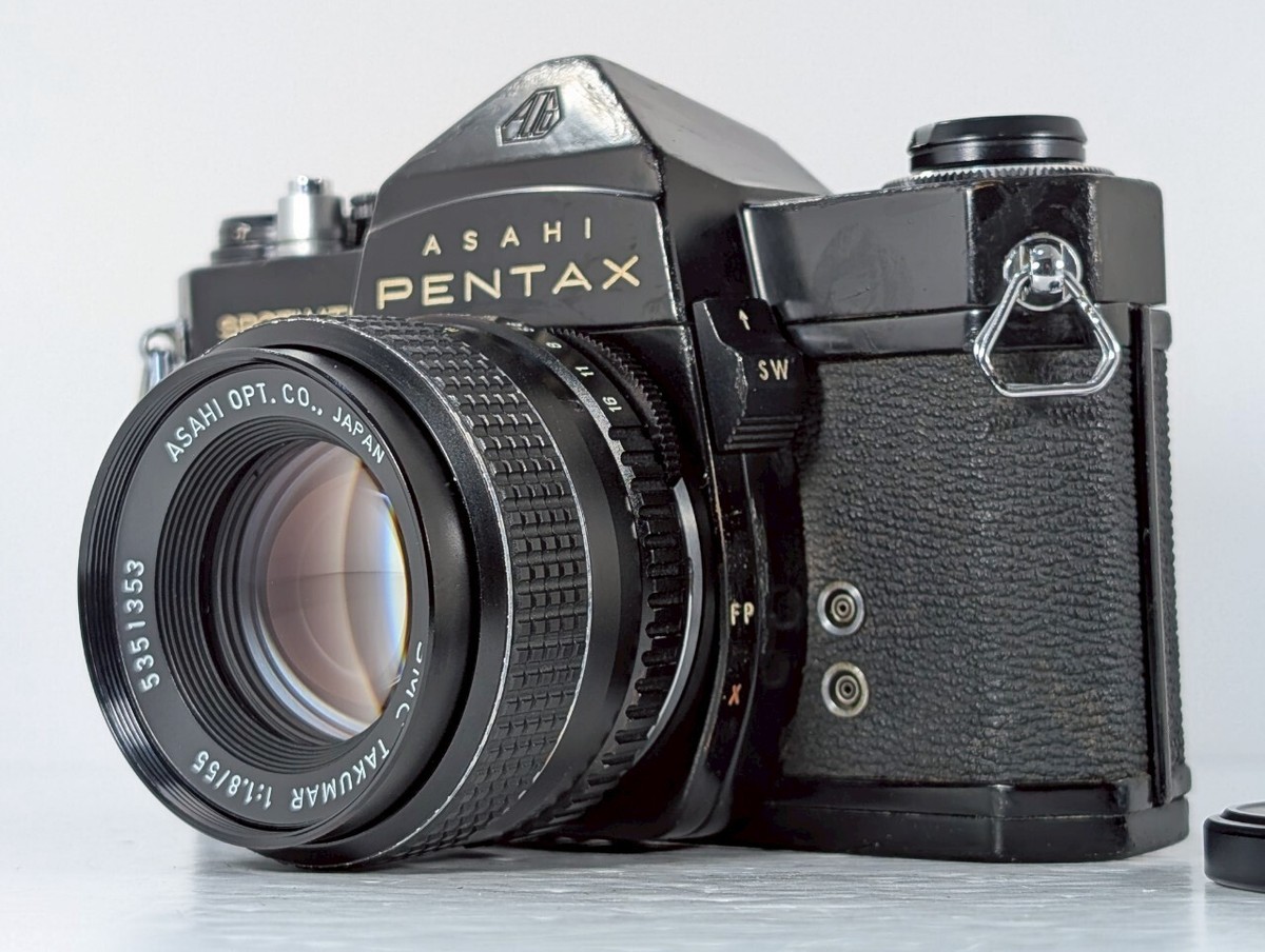 Exc+5] Pentax Spotmatic SP SLR Film Camera + SMC TAKUMAR