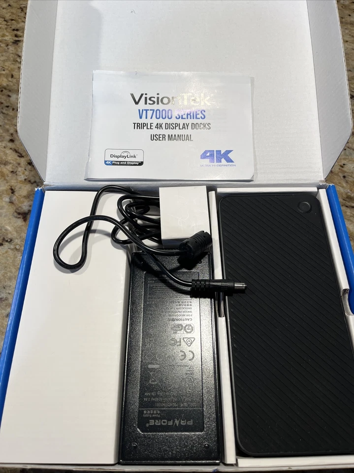 VisionTek VT7000 3x Display 4K USBC Docking Station 100W Power Delivery - 901468 - Image 3 of 4