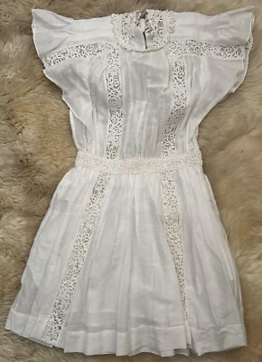 Isabel Marant Etoile Gisele Lace Trimmed White Mini Dress Size 36/ US 4 | eBay Isabel Marant Etoile Gisele Lace Trimmed White Mini Dress Size 36/ US 4 | eBay