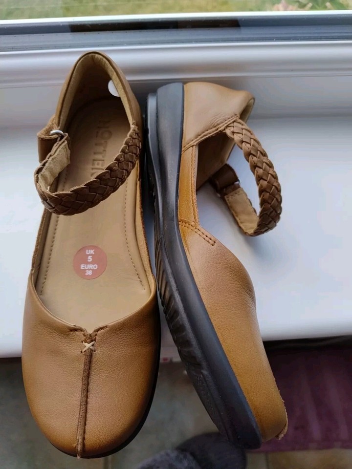 Hotter Ladies Shoes Size 5 Tan (Lake) New eBay