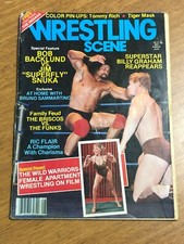 RARE WRESTLING SCENE MAGAZINE FIRST ISSUE!! AUGUST 1982 SNUKA BACKLUND WOMEN