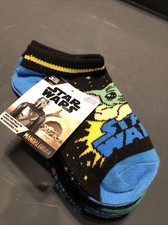 Star Wars Mandalorian Boys 5 Pack Shorty Socks Shoe Size 7-10