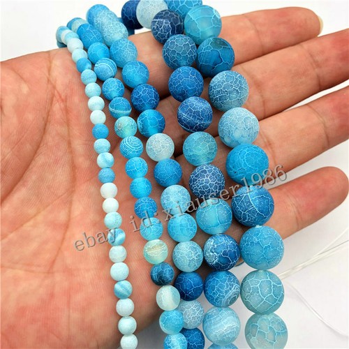 Wholesale Natural Gemstone Round Spacer Loose Beads 4mm 6mm 8mm 10mm 12mm - Picture 40 of 50