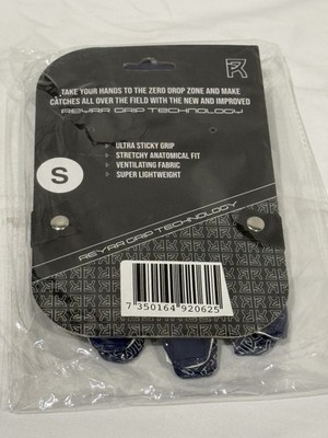 Reyrr Athletics American Football Handschuhe Zero - Navy/Grip Tech - Größe S