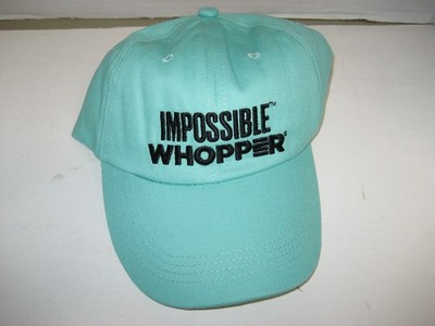 Burger King Impossible Whopper employee hat